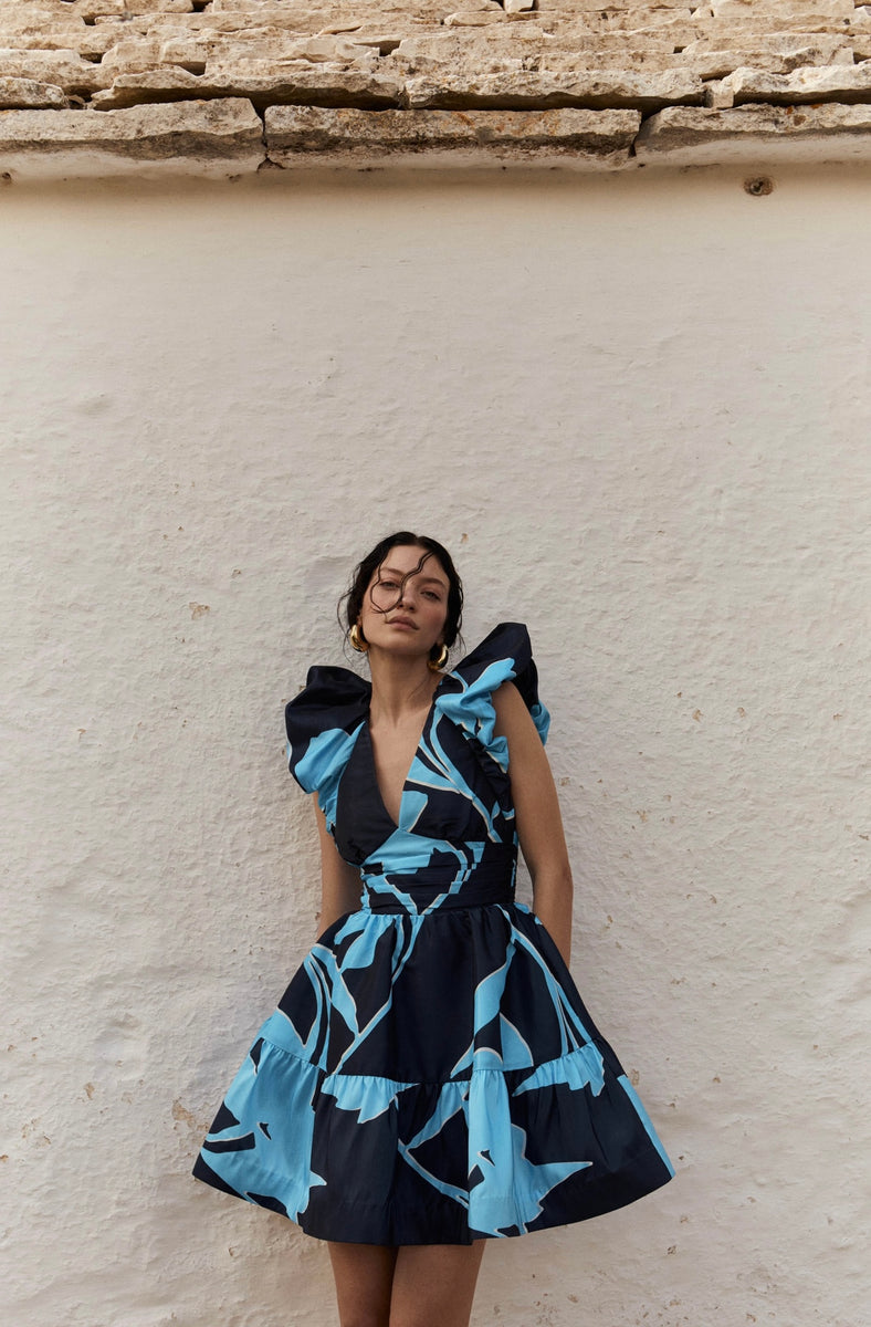 【REBECCA VALLANCE】アマポーラ マキシドレス Rebecca Vallance Silk Amapola Flower Maxi Dress | Harrods CA