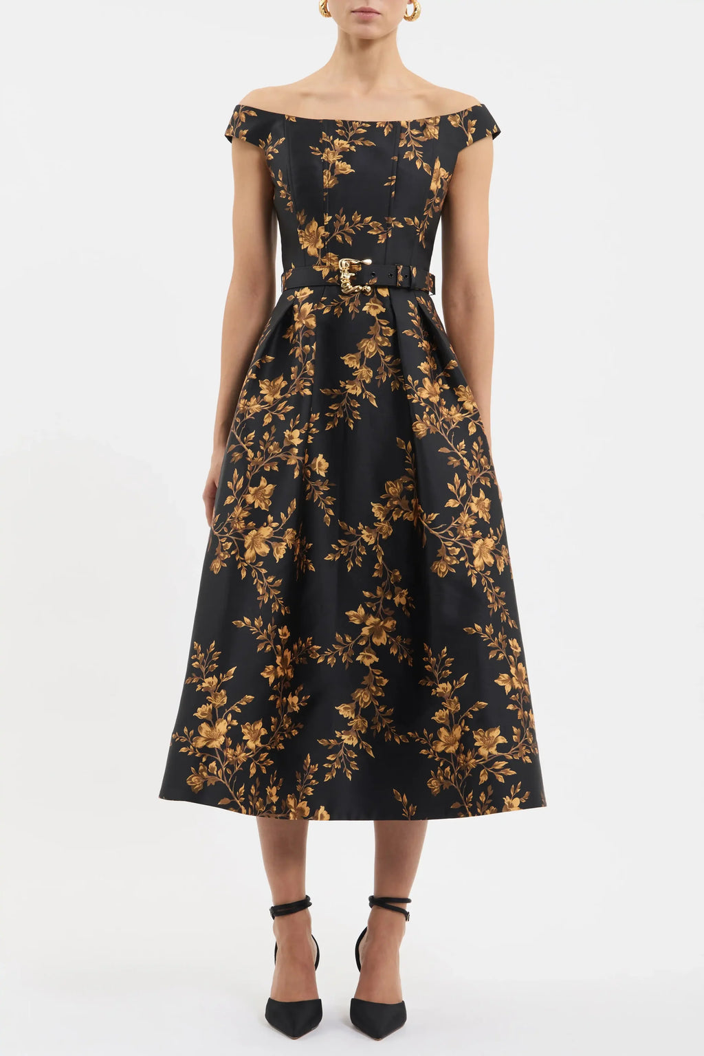 Rebecca Vallance - Gilded Floral Midi