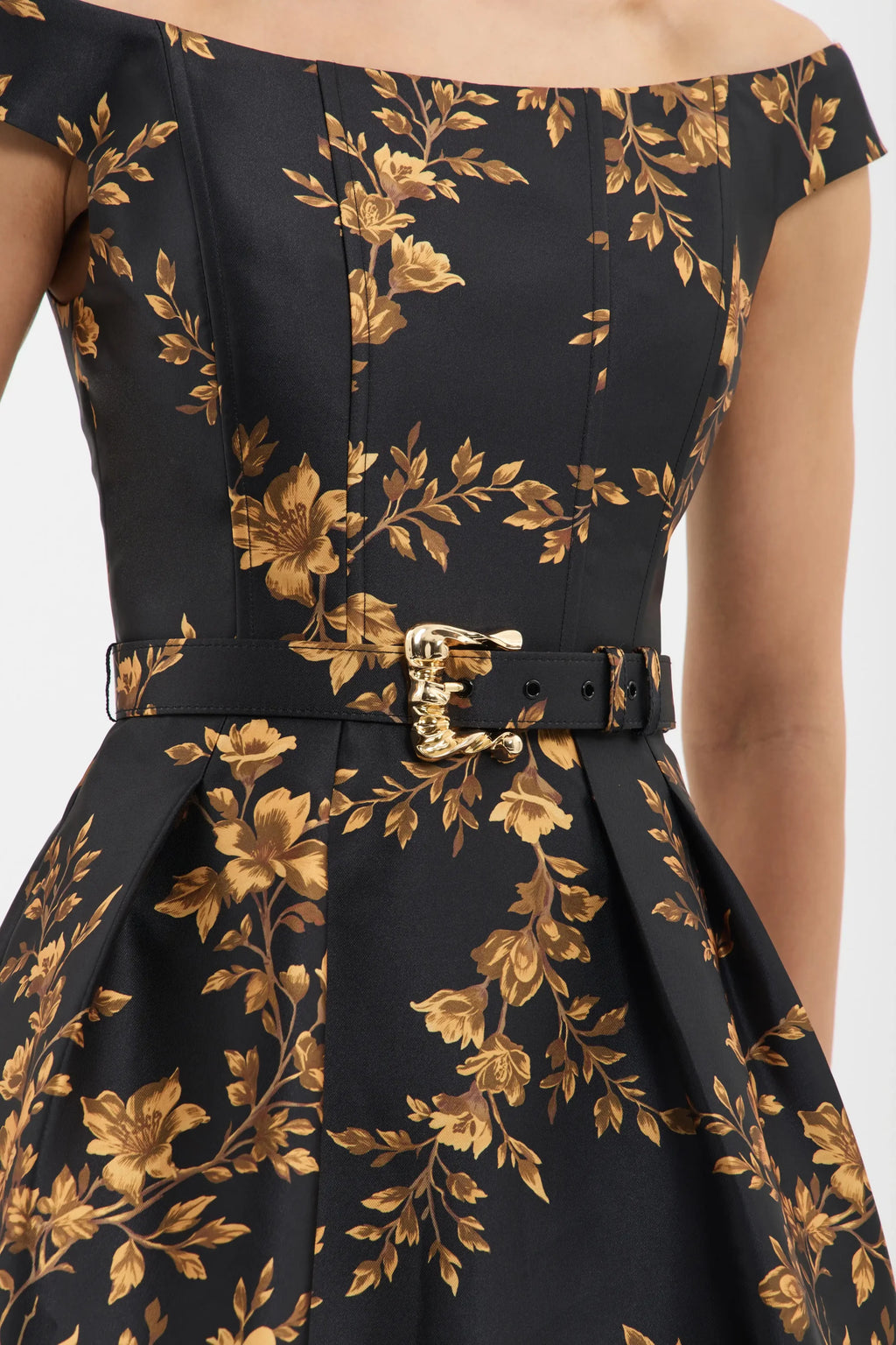 Rebecca Vallance - Gilded Floral Midi