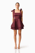 Elliatt -Livia Tiered Mini Dress White Berry