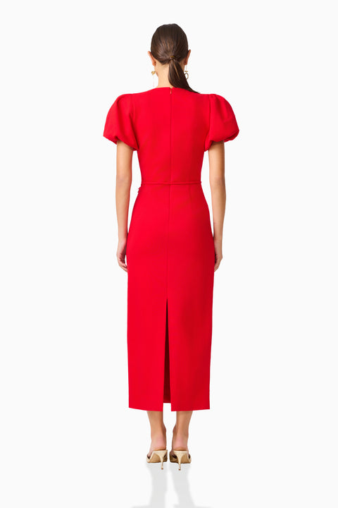 Elliatt - Martina Puff Sleeve Midi Dress