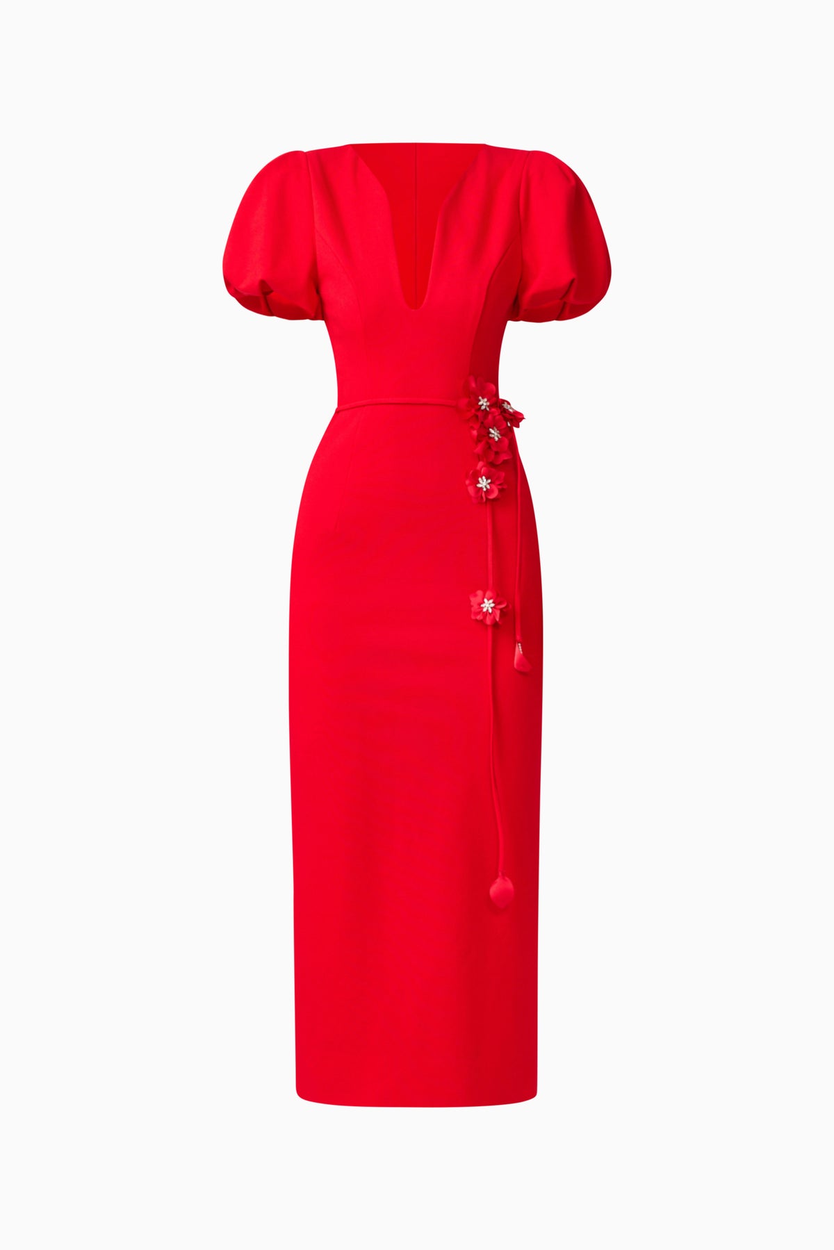Elliatt - Martina Puff Sleeve Midi Dress