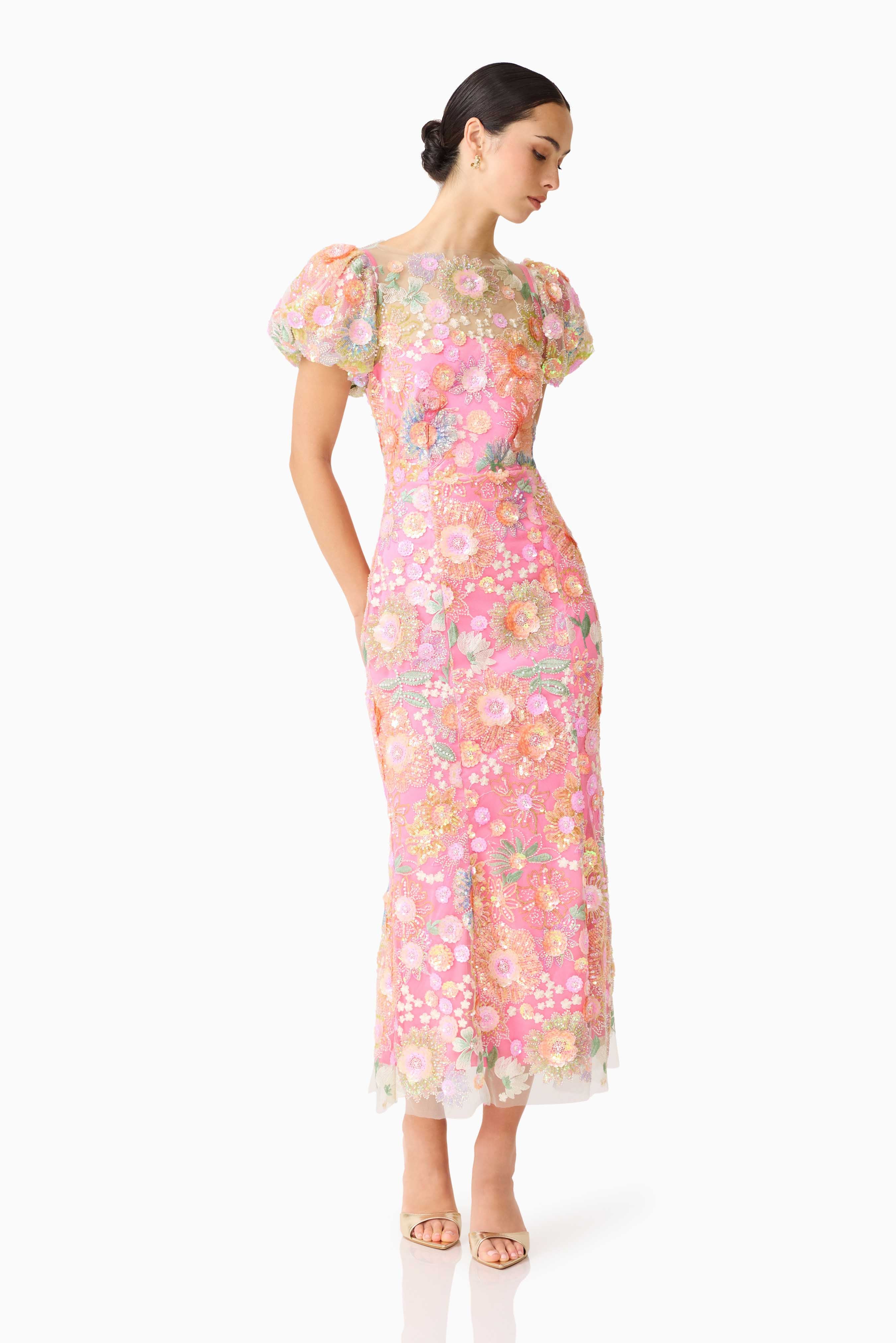 Elliatt - Nathalie Puff Sleeve Gown