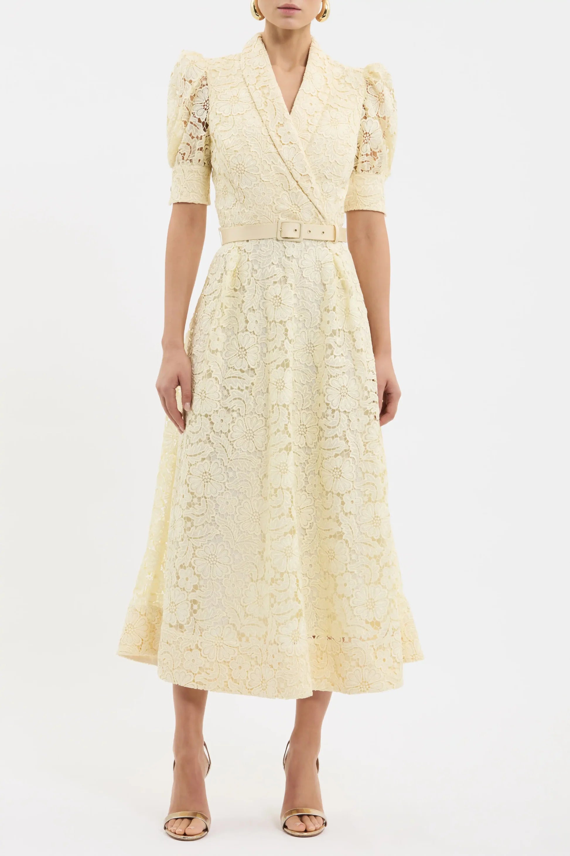Rebecca Vallance - Gilded Floral Midi