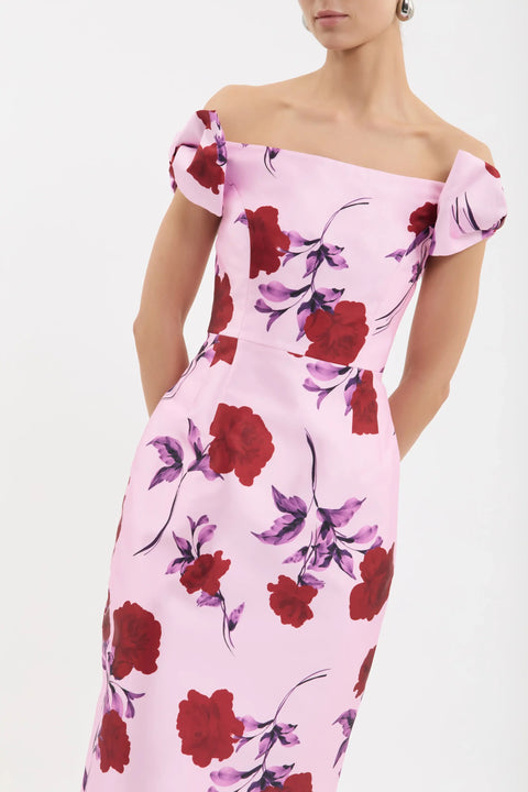 Melora Off Shoulder Midi Dress