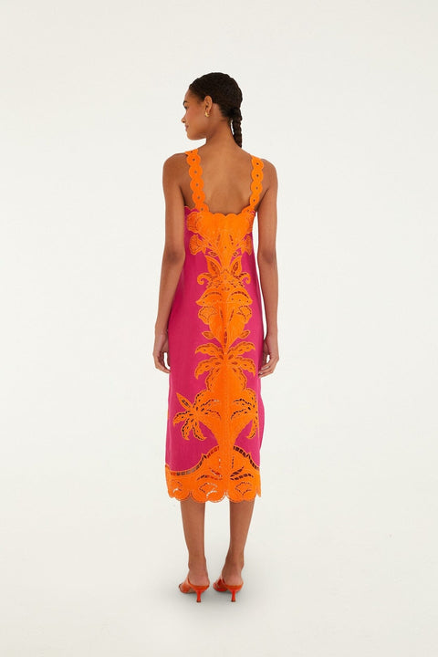 Farm Rio - Cutwork Midi Dress