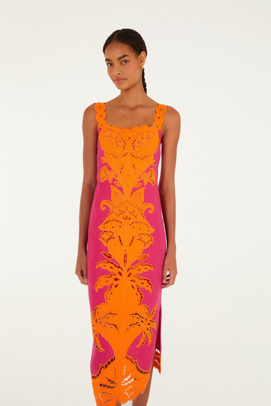 Farm Rio - Cutwork Midi Dress