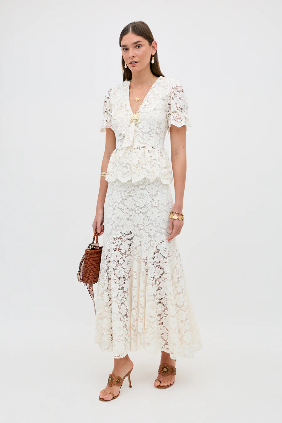 Rixo - Jada Lace Skirt