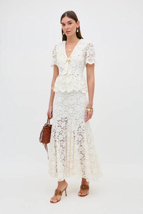 Rixo - Jada Lace Skirt