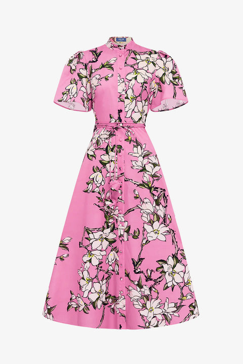 Leo Lin -Bianca Short Sleeve Midi Dress