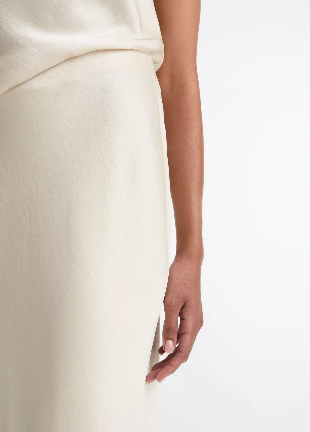Vince - Satin Bias Column Skirt