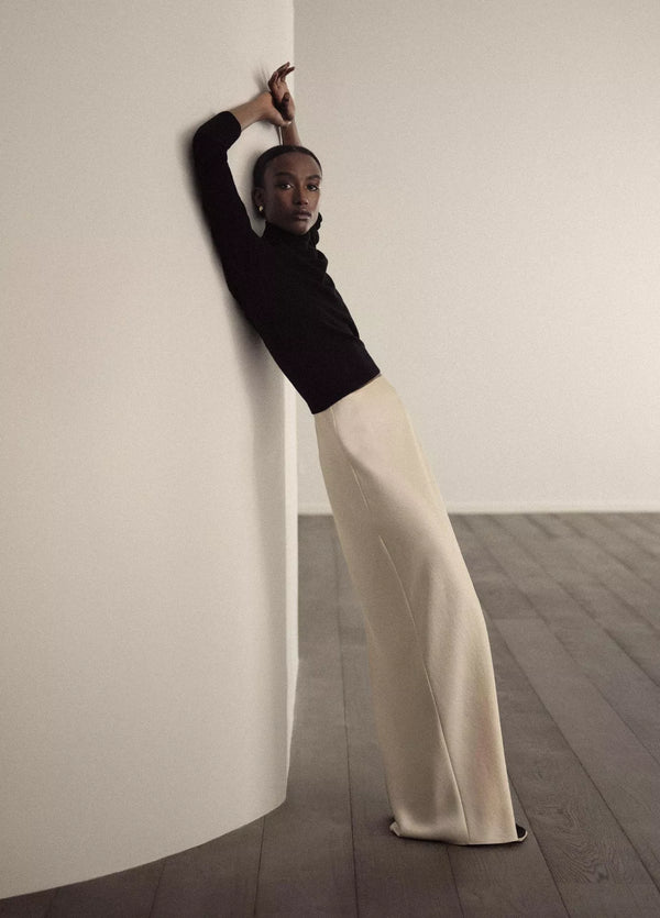 Vince - Satin Bias Column Skirt – view 2
