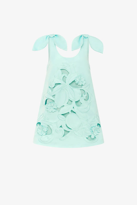 Leo Lin -  Harper Bow Appliqué Mini Dress