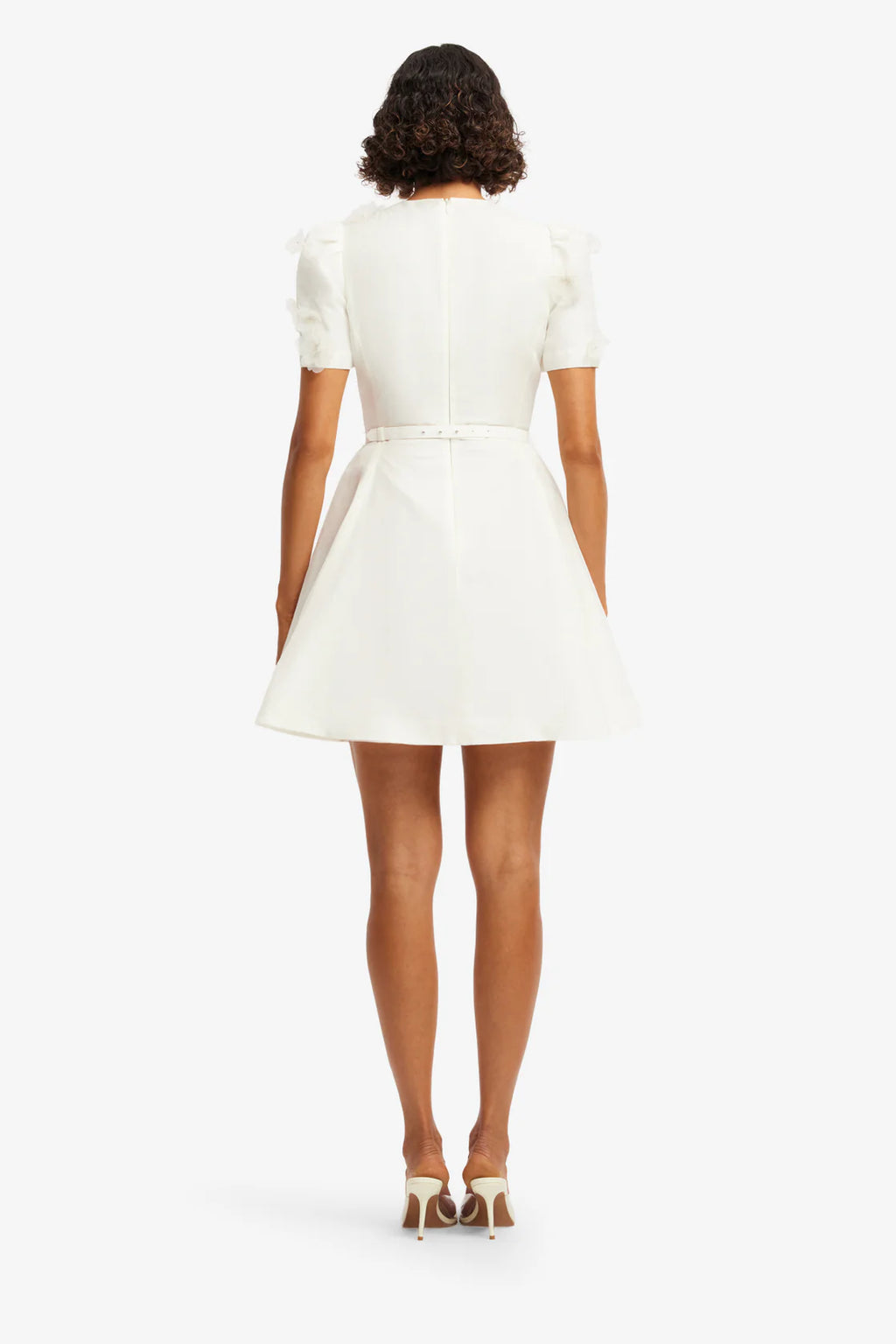 Leo Lin - Elyse Short Sleeve Dress Snow
