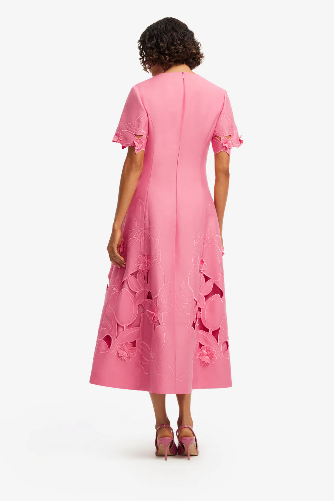 Leo Lin - Caroline Appliqué Midi Dress