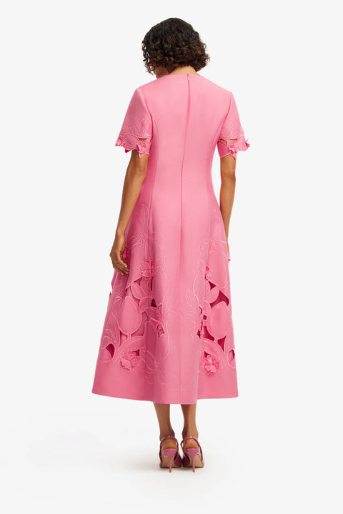 Leo Lin - Caroline Appliqué Midi Dress