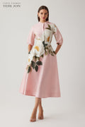 Teri Jon - Flower Print Dress
