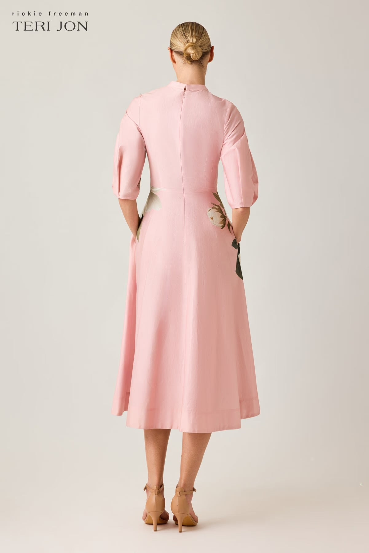 Teri Jon - Flower Print Dress