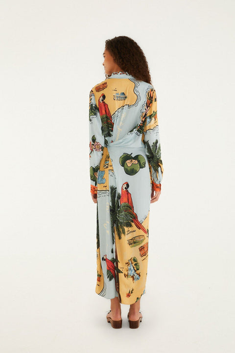 Farm Rio - Beaches Path Maxi Dress