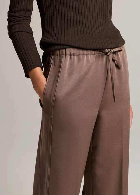 Vince - Mid Rise Shine Crepe Pant