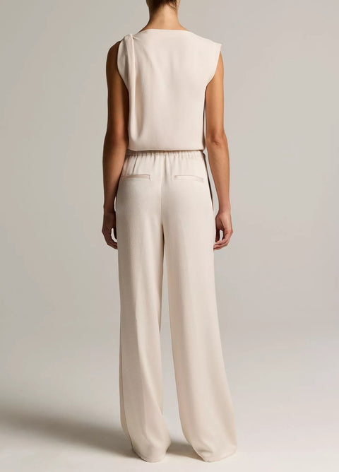 Vince - Mid Rise Shine Crepe Pant