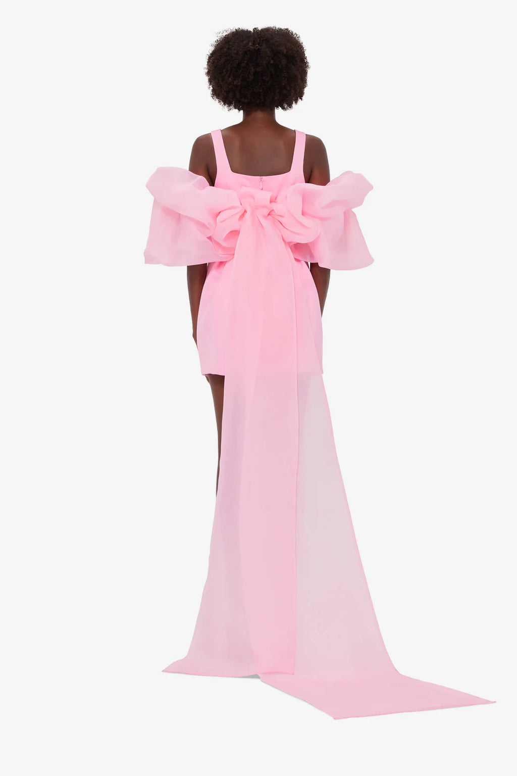 Leo Lin - Piper Appliqué Mini Dress & Cape Set – Baby Pink