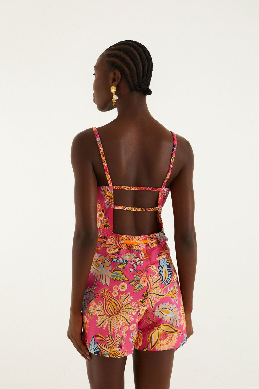 Farm Rio - Ligia Floral Playsuit