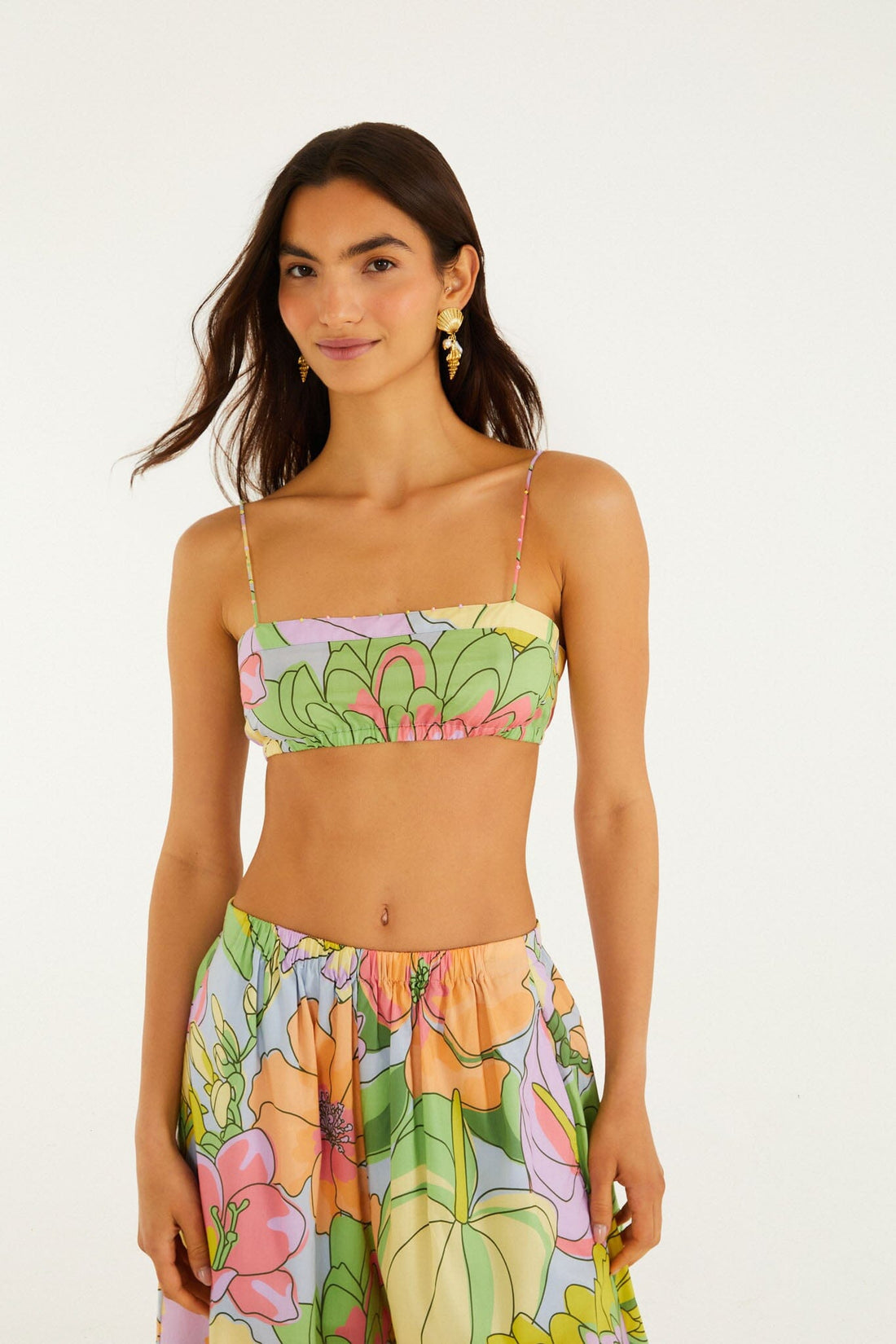 Farm Rio - Beaded Crop Top