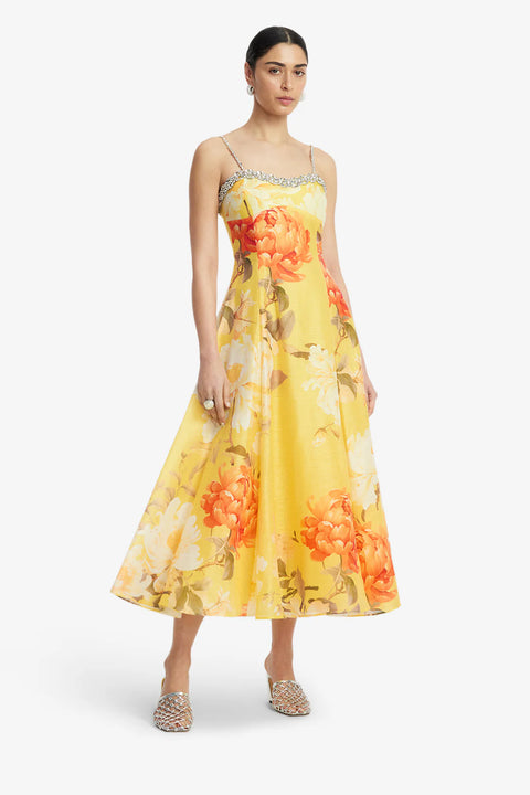 Leo Lin - Mariela Peony Dress