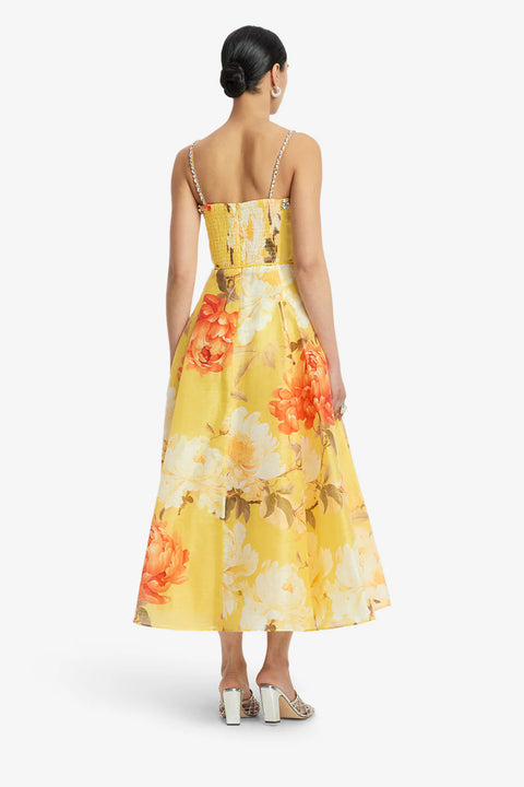 Leo Lin - Mariela Peony Dress