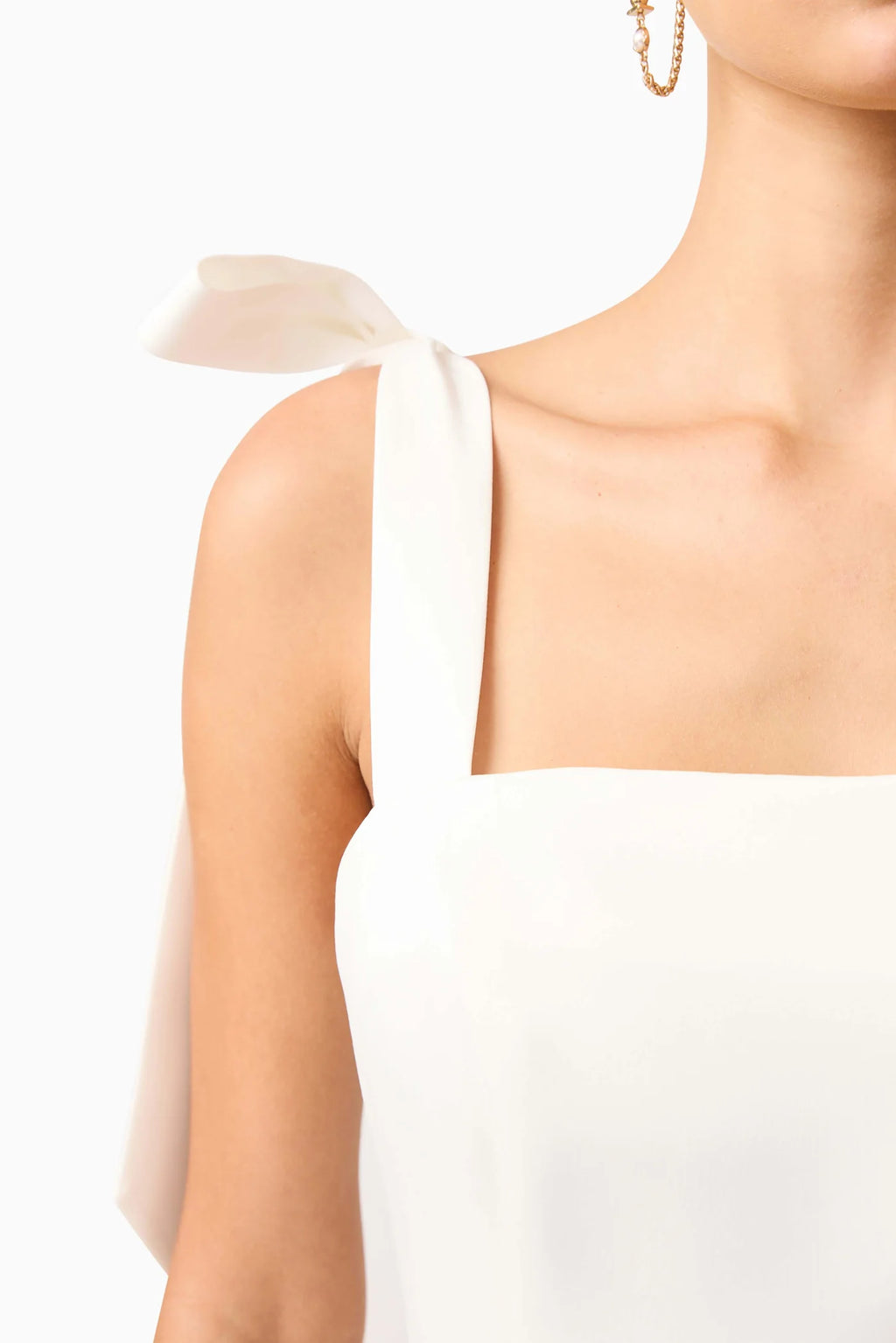 Elliatt -Livia Tiered Mini Dress White