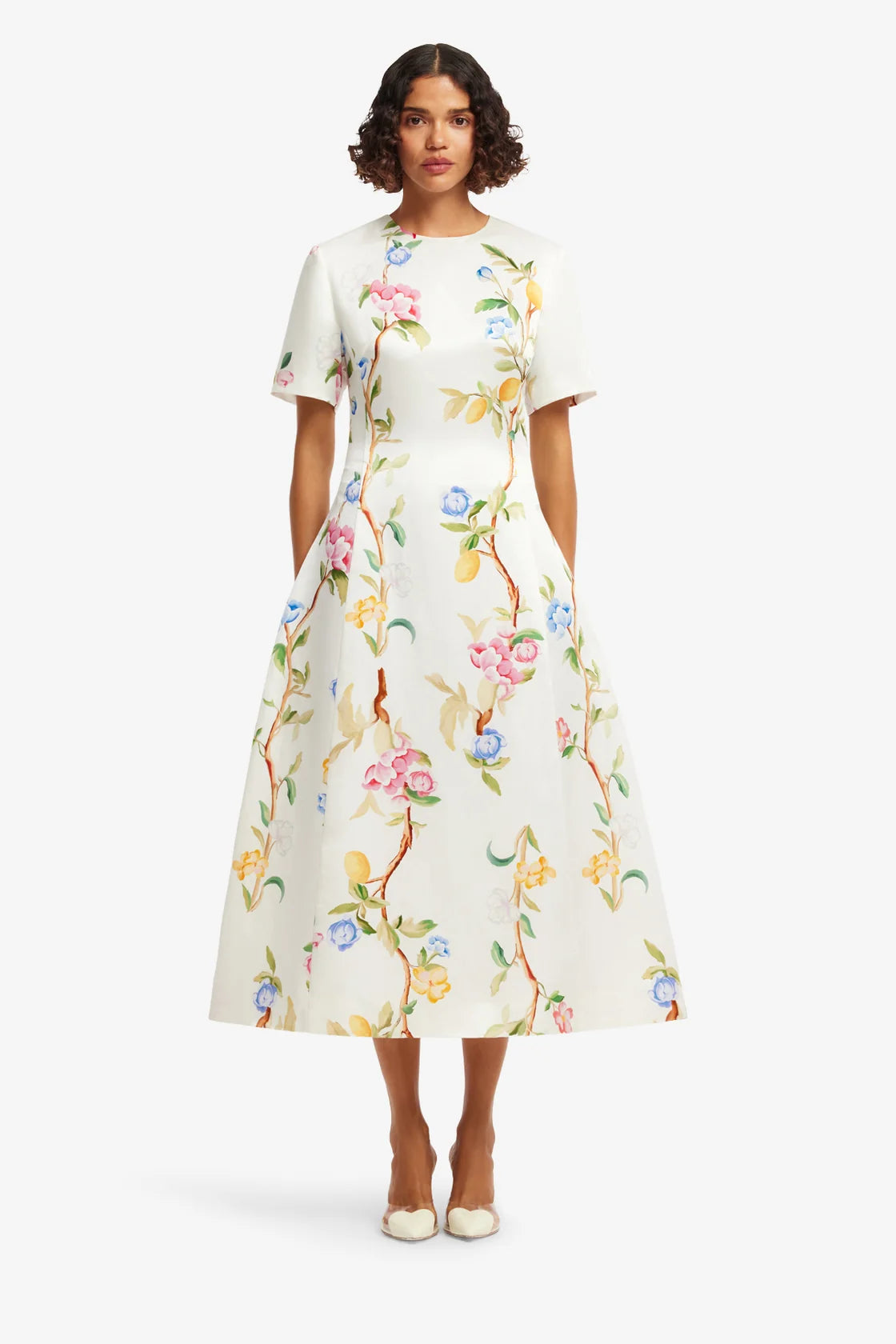 Leo Lin - Caroline Short Sleeve Midi Dress