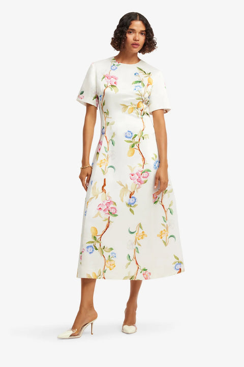 Leo Lin - Caroline Short Sleeve Midi Dress