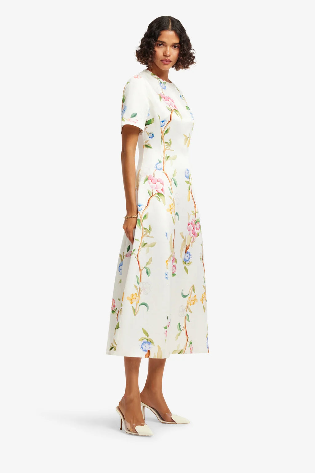 Leo Lin - Caroline Short Sleeve Midi Dress