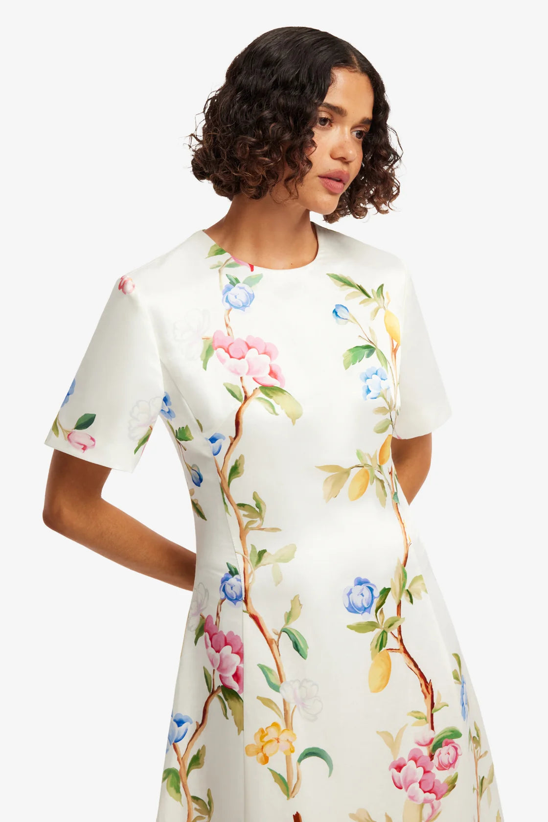 Leo Lin - Caroline Short Sleeve Midi Dress