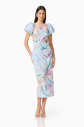 Elliatt - Priselle Puff Sleeve Midi Dress
