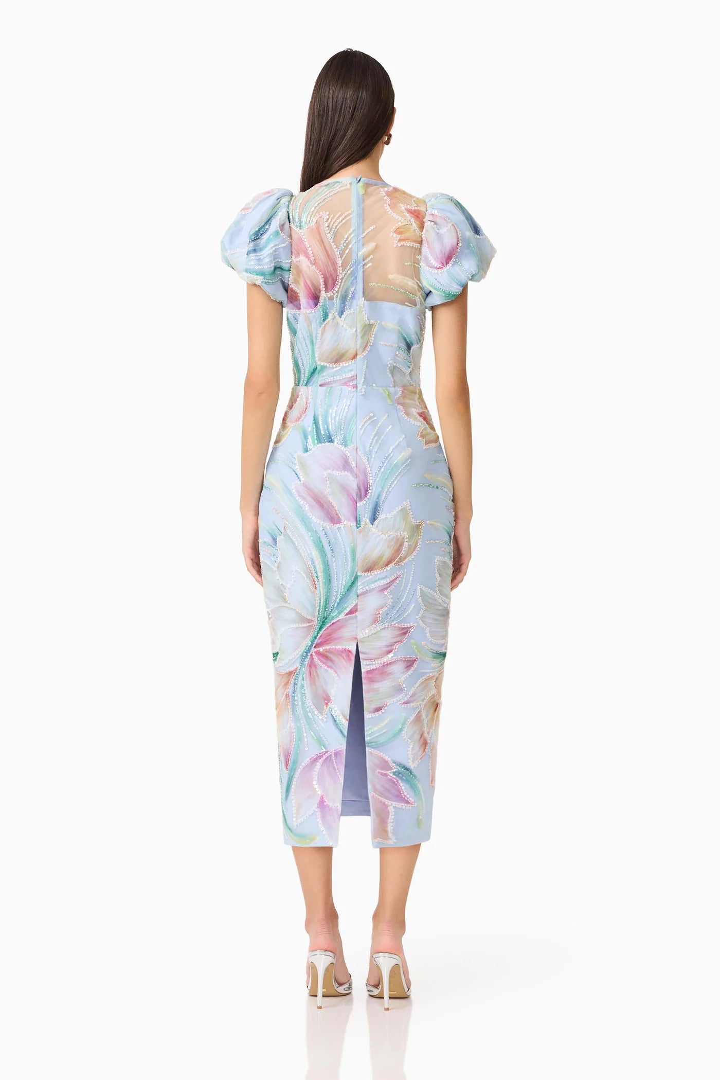 Elliatt - Priselle Puff Sleeve Midi Dress