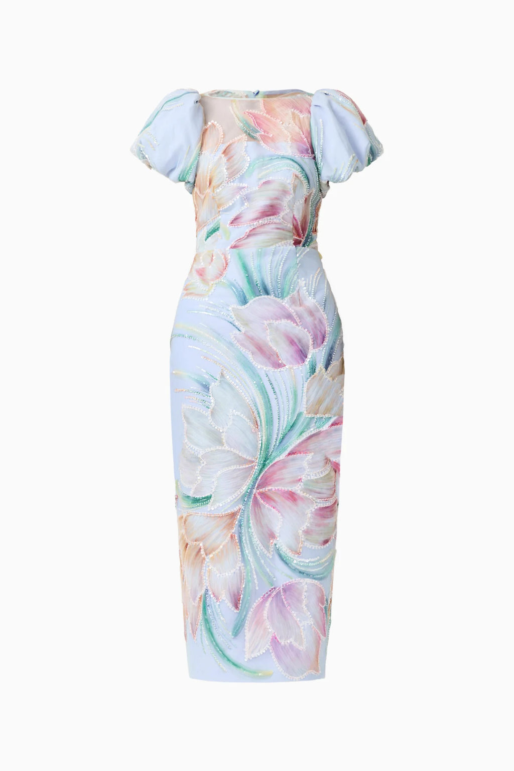 Elliatt - Priselle Puff Sleeve Midi Dress