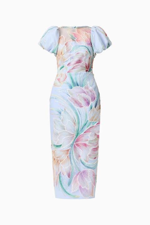 Elliatt - Priselle Puff Sleeve Midi Dress