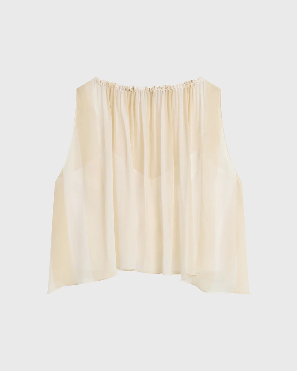 Bondi Born - Capri Silk Gathered Top