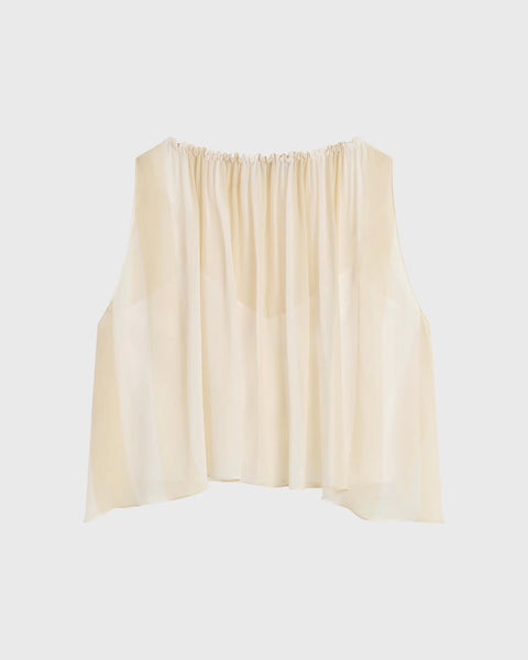Bondi Born - Capri Silk Gathered Top