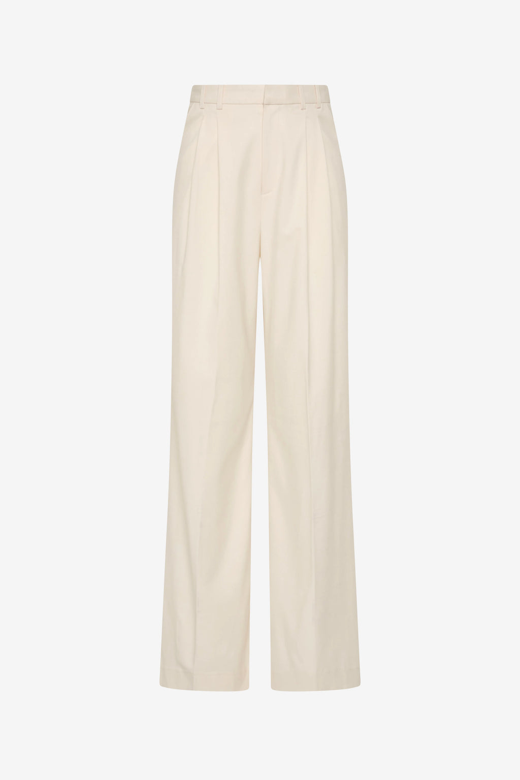 Misha - High Waisted Suiting Pant White