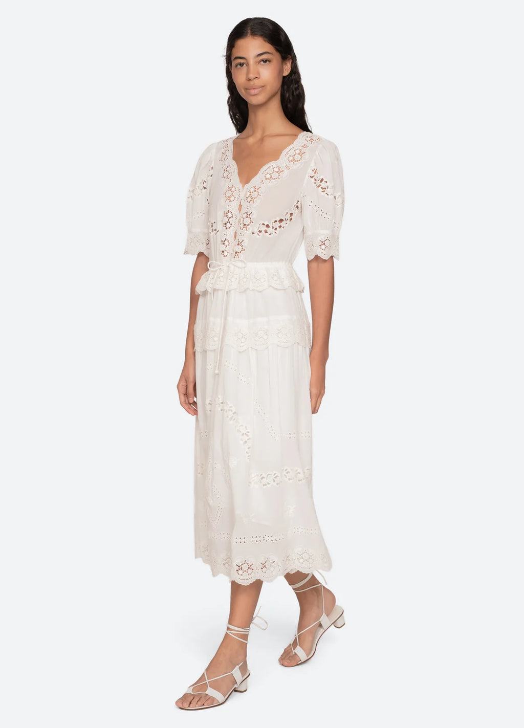 Sea New York - Sofia Embroidered Dress