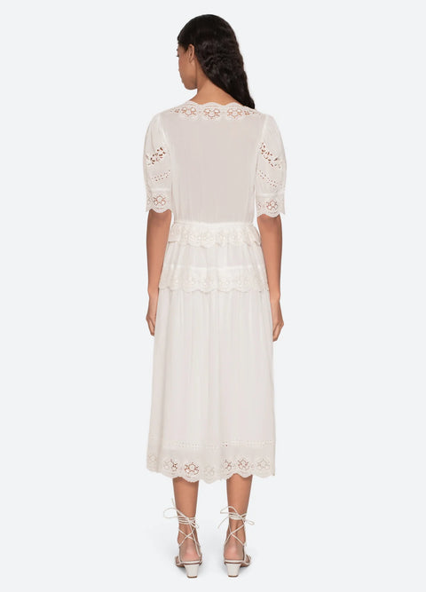 Sea New York - Sofia Embroidered Dress