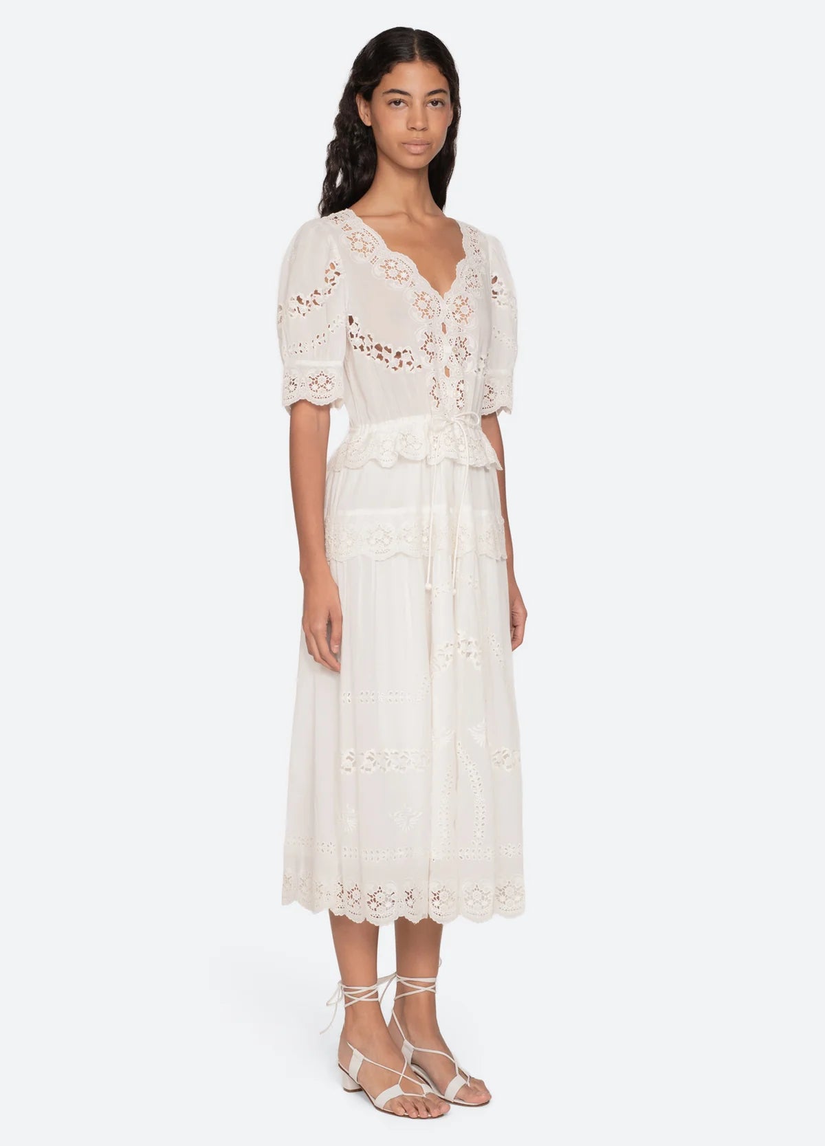Sea New York - Sofia Embroidered Dress
