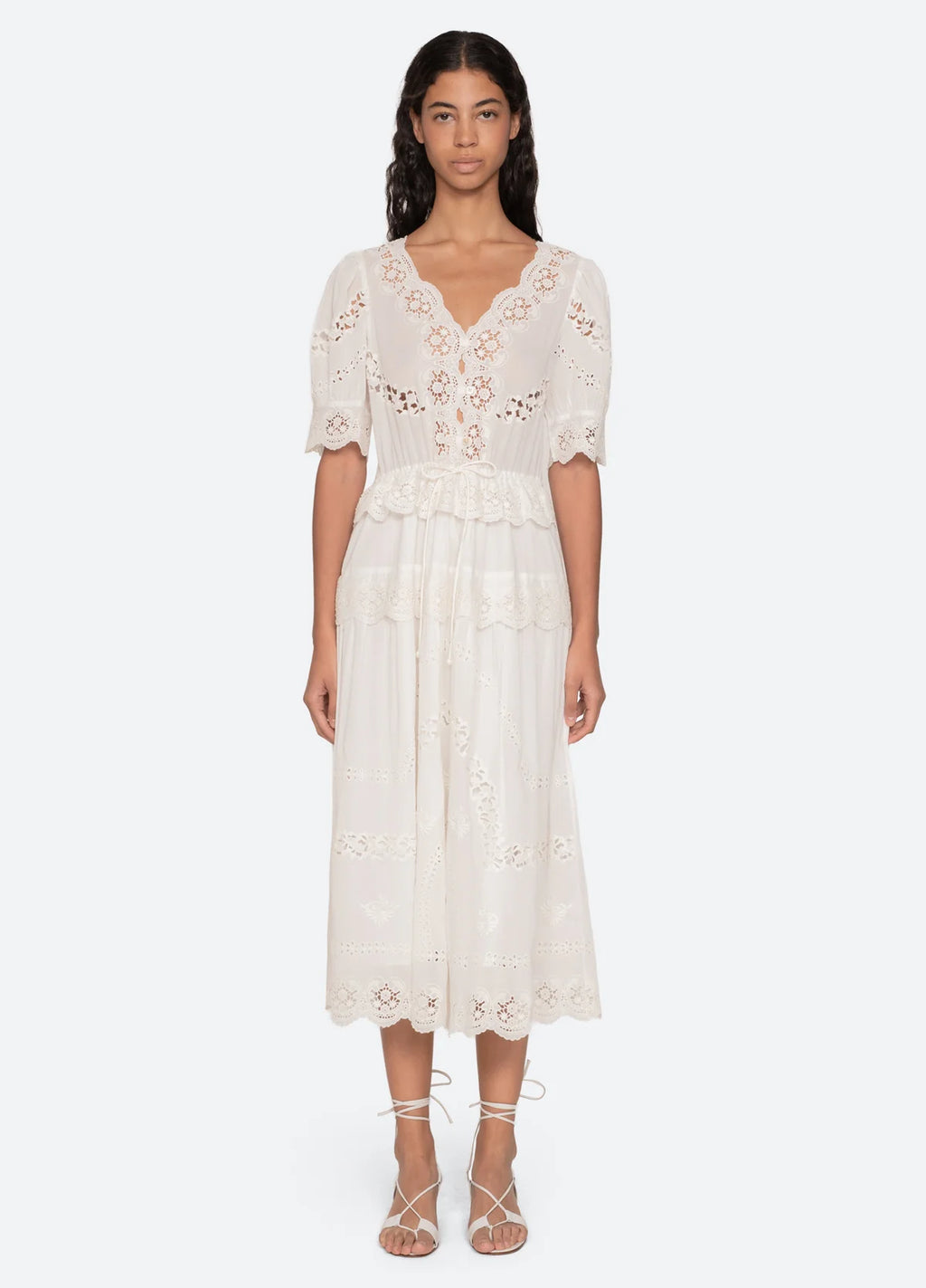 Sea New York - Sofia Embroidered Dress