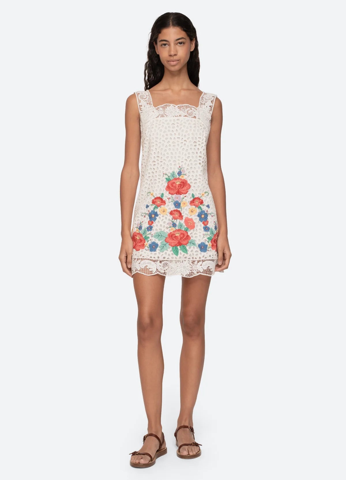 Sea New York - Astrid Embroidery Mini Dress