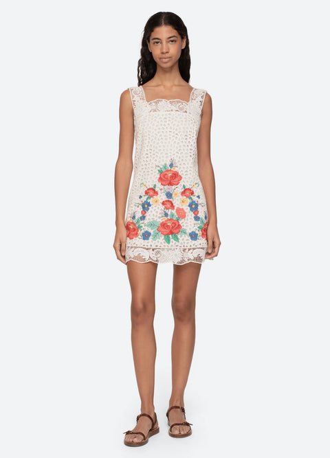 Sea New York - Astrid Embroidery Mini Dress