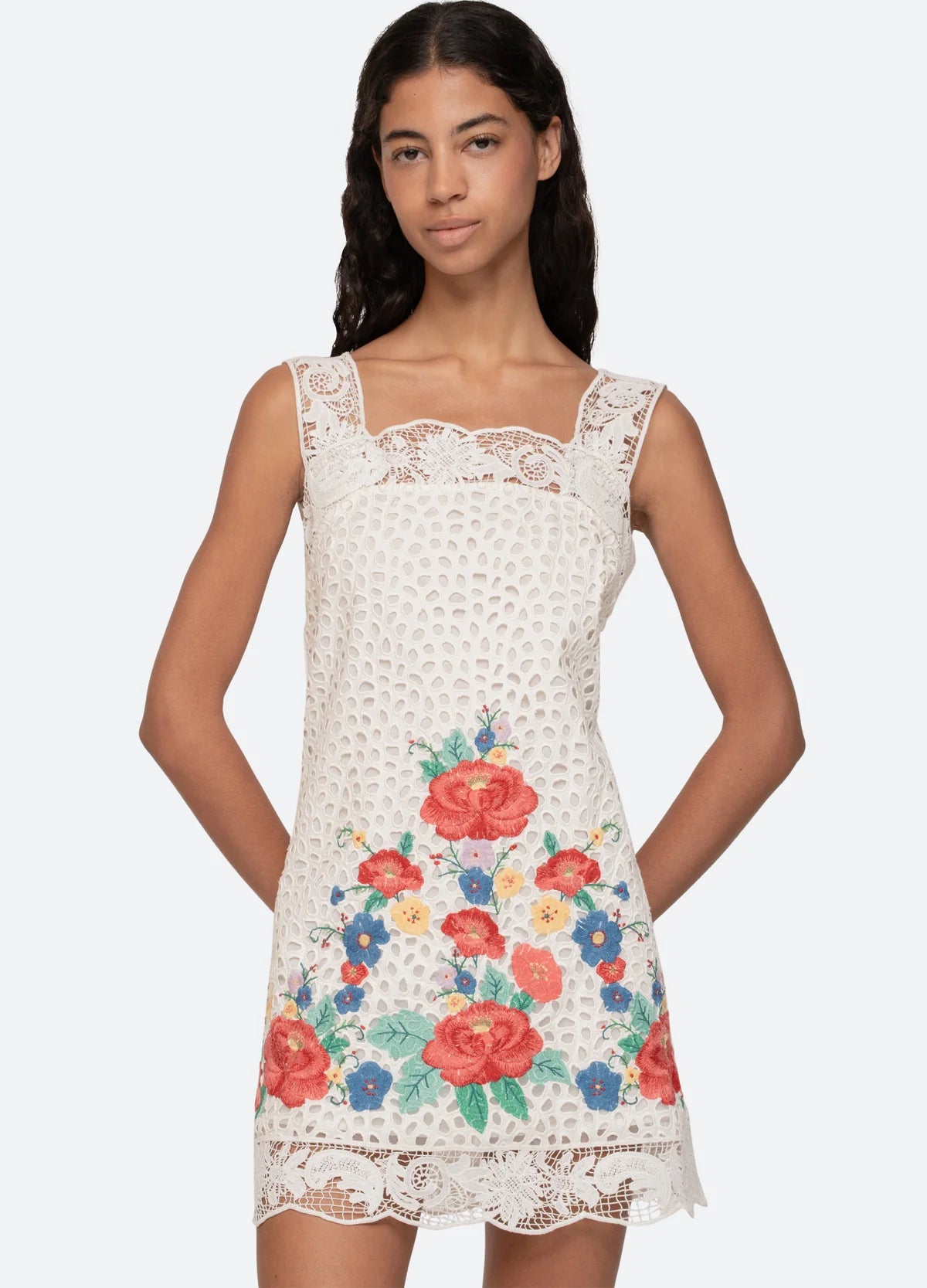 Sea New York - Astrid Embroidery Mini Dress