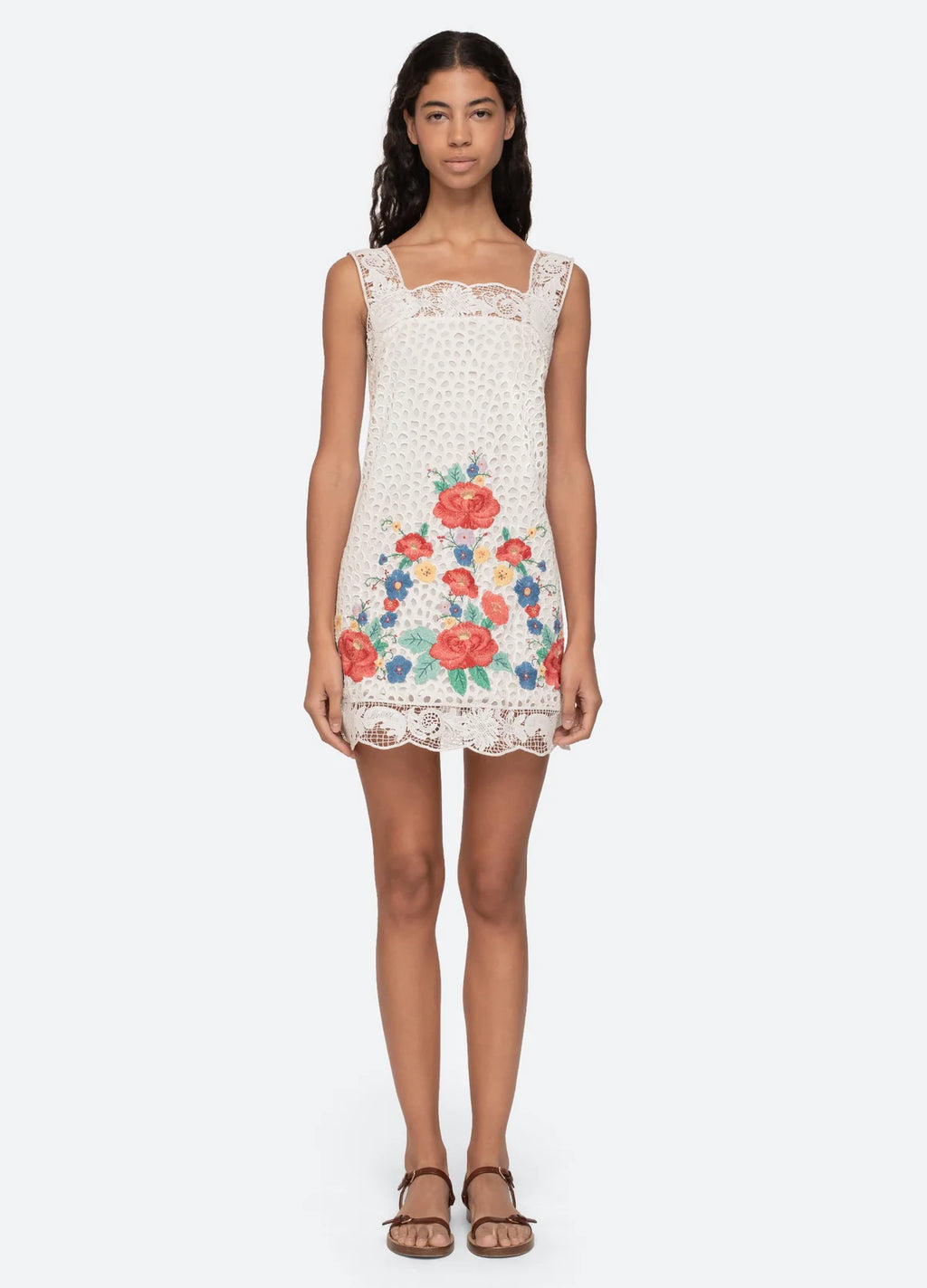 Sea New York - Astrid Embroidery Mini Dress